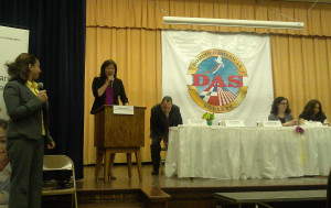 U.S. Representative Grace Meng addresses Queens residents on immigration reform