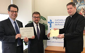 Catholic Migration Services receives grant from The New York Bar
