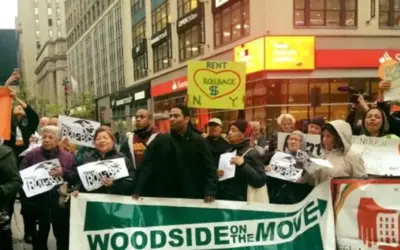 Woodside Rallies for Tenants’ Rights